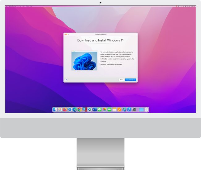 Parallels Desktop 18 for Mac: Windows 11 si installa con un solo clic