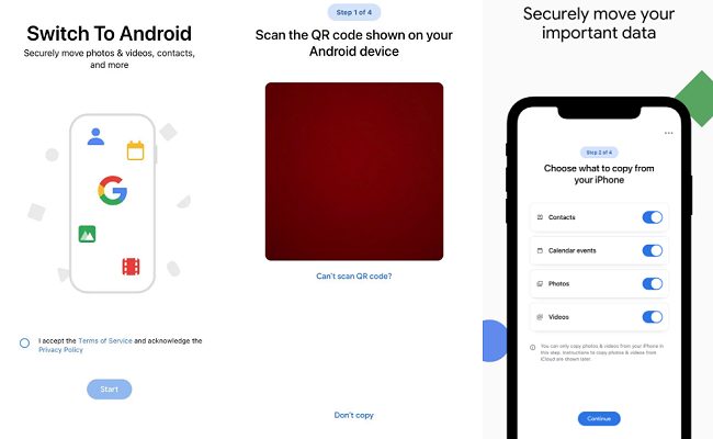 Passa ad Android: la nuova app Google per trasferire i dati memorizzati su iPhone