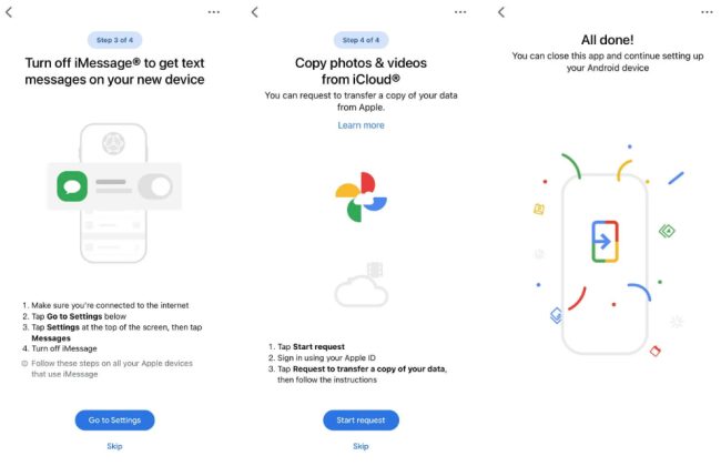 Passa ad Android: la nuova app Google per trasferire i dati memorizzati su iPhone