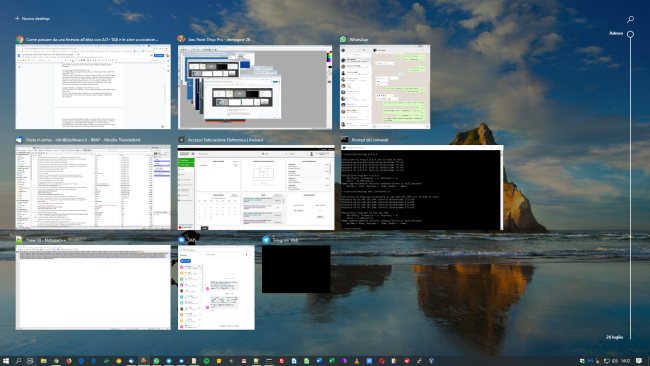 Come passare da una finestra all'altra con ALT+TAB e le altre scorciatoie