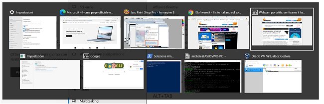Come passare da una finestra all'altra con ALT+TAB e le altre scorciatoie