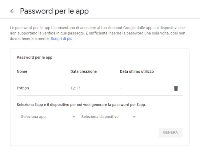 Inviare email con Python e WSL dalla finestra terminale di Windows