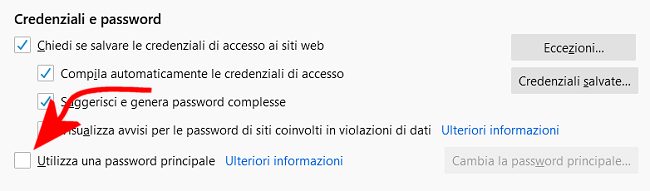 Password salvate: come e dove trovarle