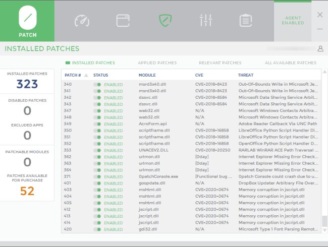 0patch: aggiornamento non ufficiale per il problema dei font su Windows 7
