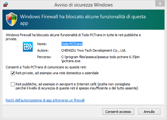 Spostare un programma da un computer all'altro