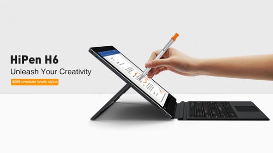 Penna digitale HiPen H6: 4.096 livelli di pressione e compatibilità con i Surface