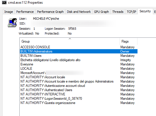Windows e i permessi per l'accesso a file e cartelle: cosa sono i SID