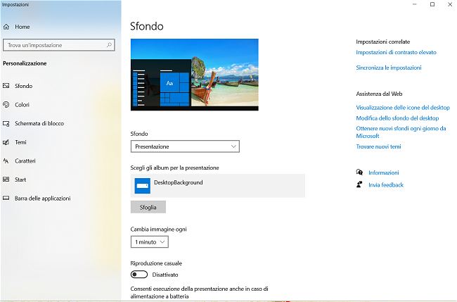 Come personalizzare Windows 10 e modificarne l'aspetto