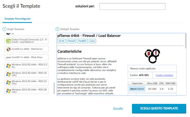 pfSense, come usarlo per configurare un firewall sul cloud