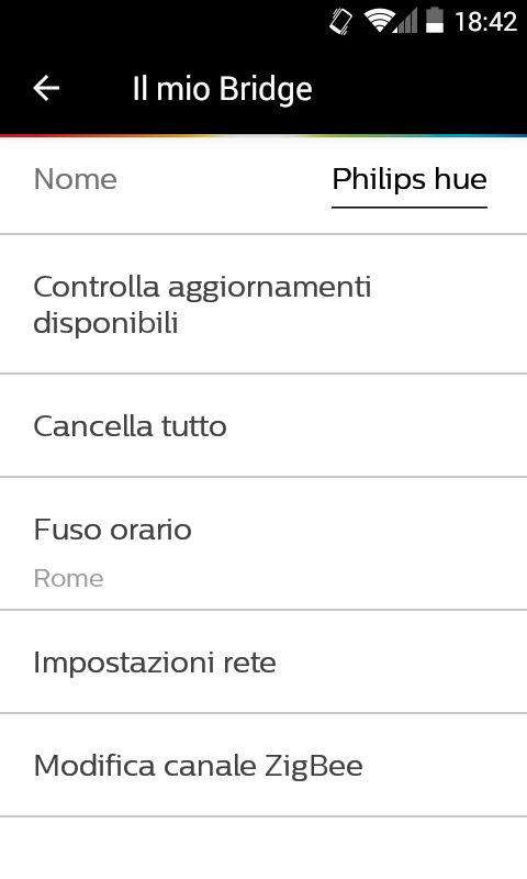 Accendere e spegnere luci da remoto con Philips Hue