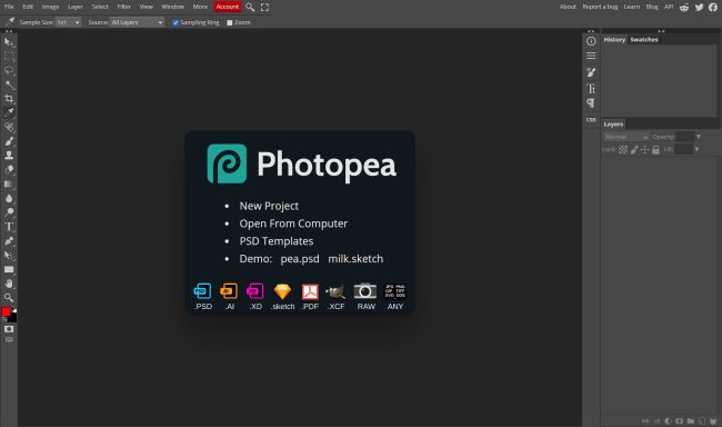 Photoshop free con Photopea: cos'è e come funziona