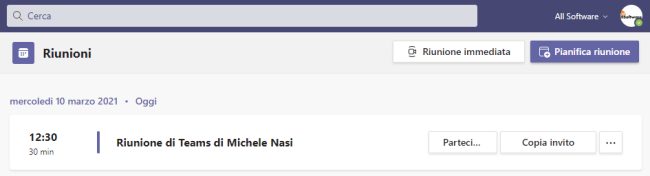 Come pianificare una riunione con Microsoft Teams