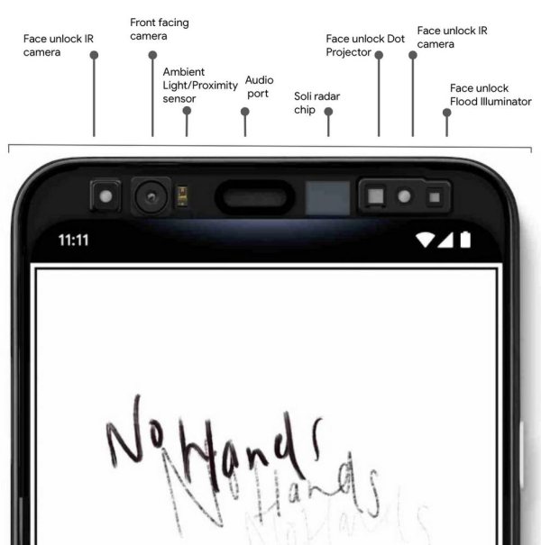 Pixel 4, sblocco con riconoscimento facciale e rilevamento dei gesti grazie al sensore Soli