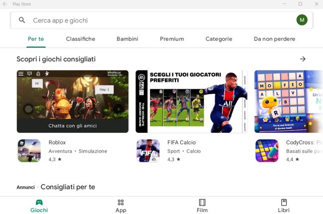 BlueStacks contro Windows Subsystem for Android: differenze