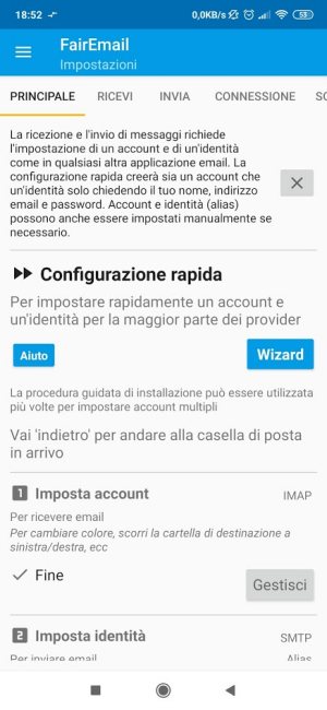Posta elettronica su Android con FairEmail