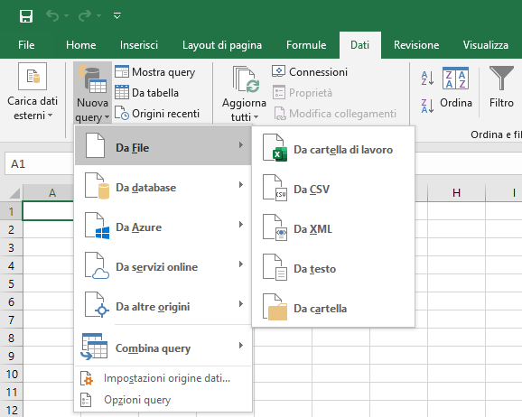 Power Query ovvero come usare più velocemente Excel