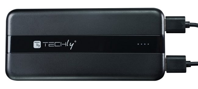 Powerbank Techly da 10 e 20 Ah con tre porte USB: come funzionano