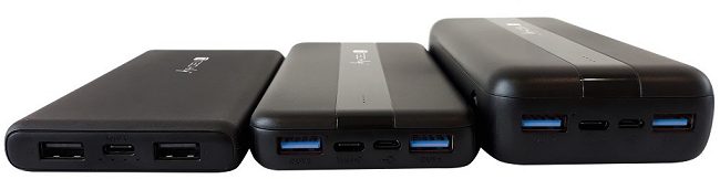 Powerbank Techly da 10 e 20 Ah con tre porte USB: come funzionano