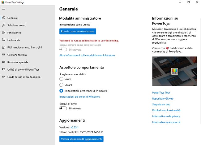 Microsoft PowerToys per Windows 10: cosa sono e a cosa servono