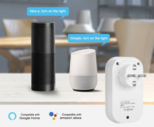 Prese elettriche smart WiFi per gestire dispositivi a distanza o con i comandi vocali
