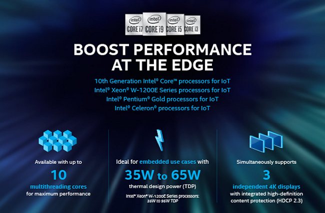 Intel presenta i processori Comet Lake vPro di decima generazione