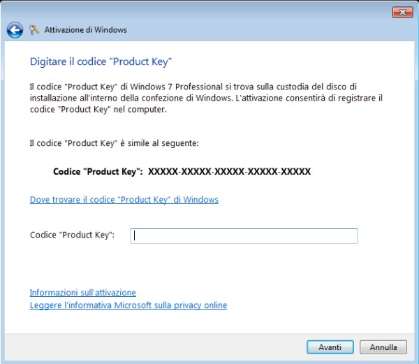 Product Key Windows 7 a meno di 11 euro: ecco dove trovarlo