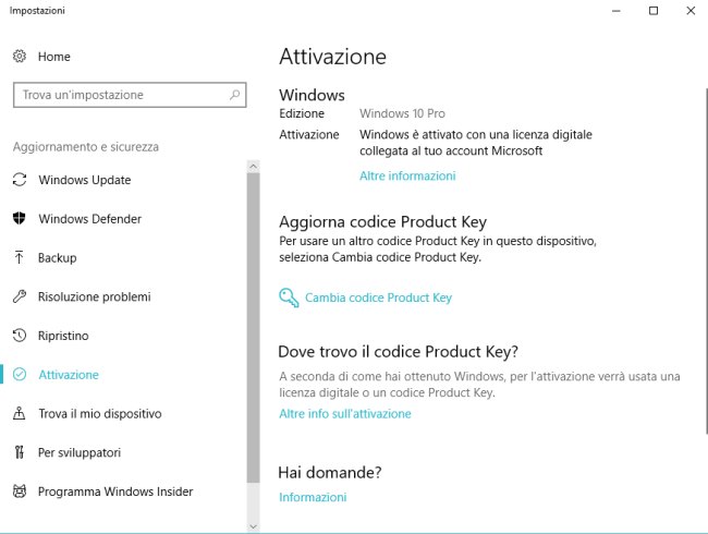 Product Key Windows 10 (quasi) gratis: come ottenerlo