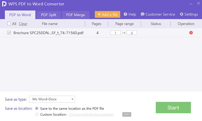 Programma per convertire PDF in Word gratis