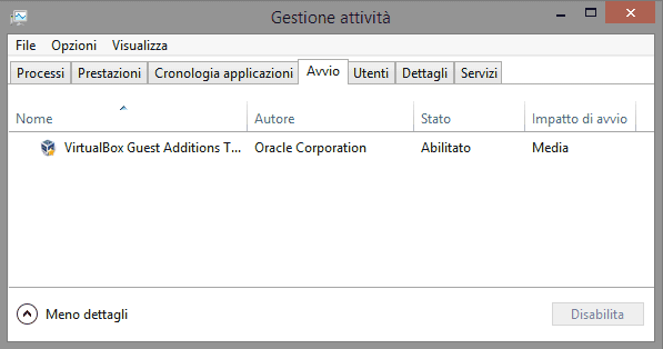 Disattivare Programmi Ad Esecuzione Automatica Vista