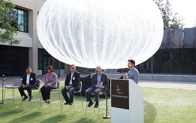 I palloni aerostatici di Project Loon coprono aree più vaste