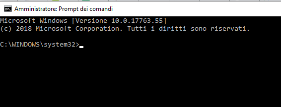 Prompt dei comandi: il tasto F7 consente di accedere alla cronologia