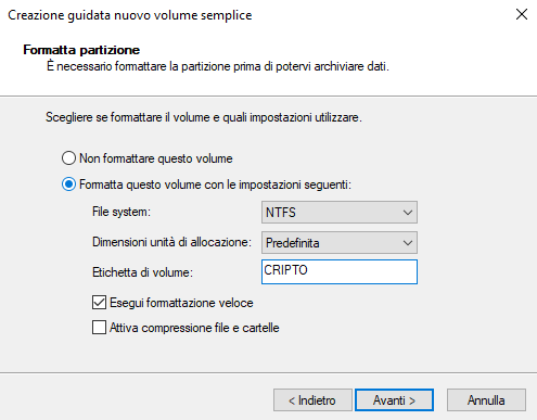 Proteggere cartella con password senza usare software di terze parti