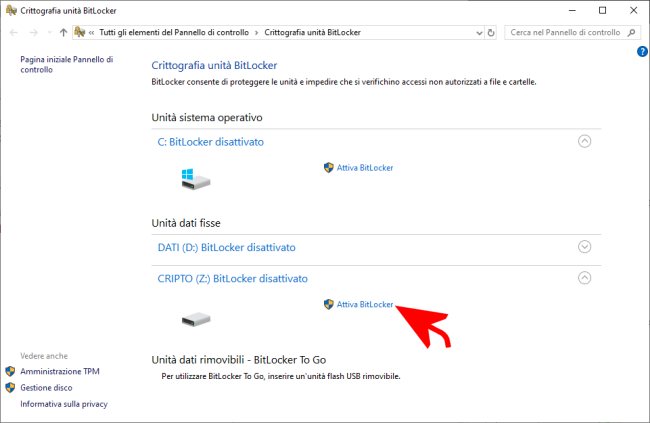 Proteggere cartella con password senza usare software di terze parti