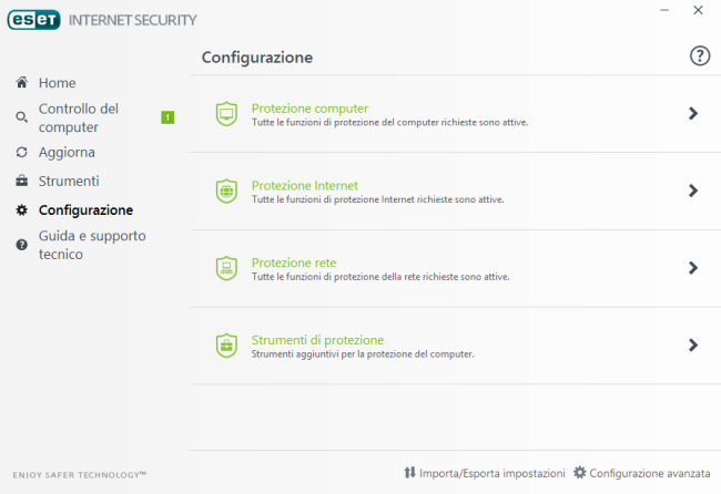 ESET Internet Security 10, protezione antivirus, antiexploit, firewall e antispam ai massimi livelli