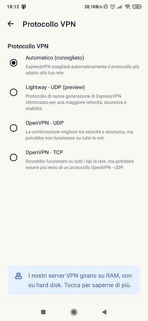 ExpressVPN lancia il suo protocollo Lightway: differenze rispetto a WireGuard e OpenVPN