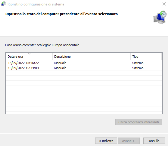 Windows 10 e 11: creare punti di ripristino e copie shadow dal menu contestuale
