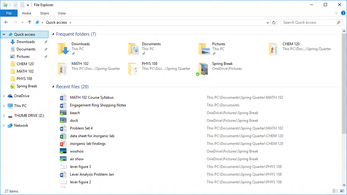 Quick Access, accesso veloce ai file in Windows 10