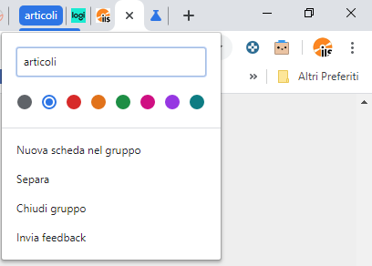 Raggruppare le schede aperte in Chrome: arriva il metodo ufficiale