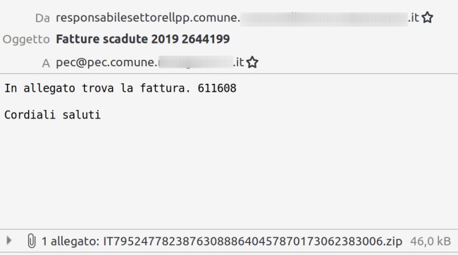 Ransomware FTCODE sulle caselle di posta elettronica certificata (PEC)