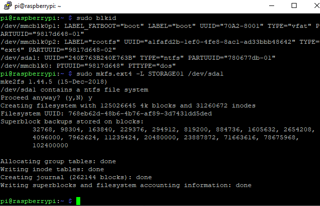 Hard disk e SSD in configurazione RAID con una Raspberry Pi