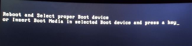 Errore in avvio Reboot and Select proper Boot device con Windows 10: non è un problema solo vostro