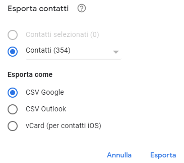 Recupera numeri cancellati con gli strumenti Google
