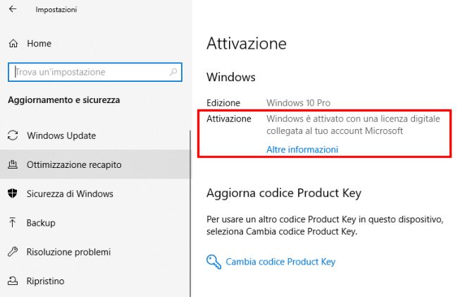 Recuperare Product Key Windows 10