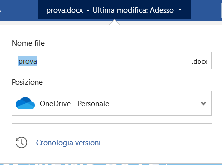 Come recuperare documento Word e riportarlo a una versione precedente