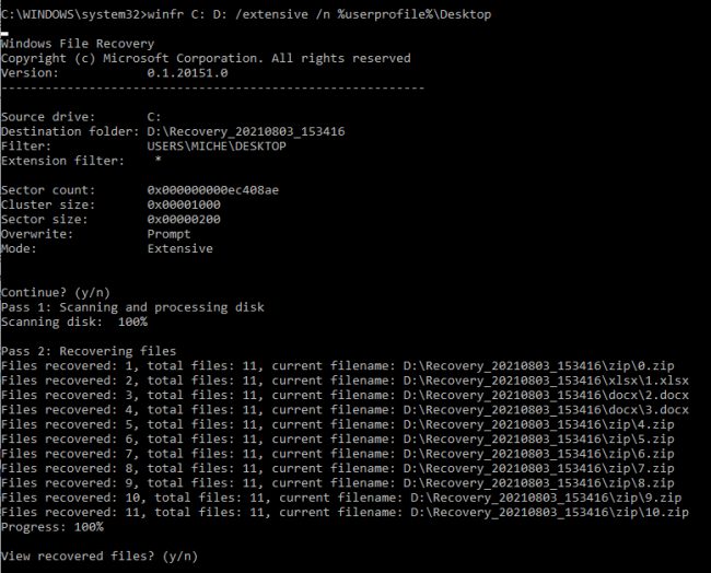 Recuperare file cancellati: come fare con Microsoft Windows File Recovery
