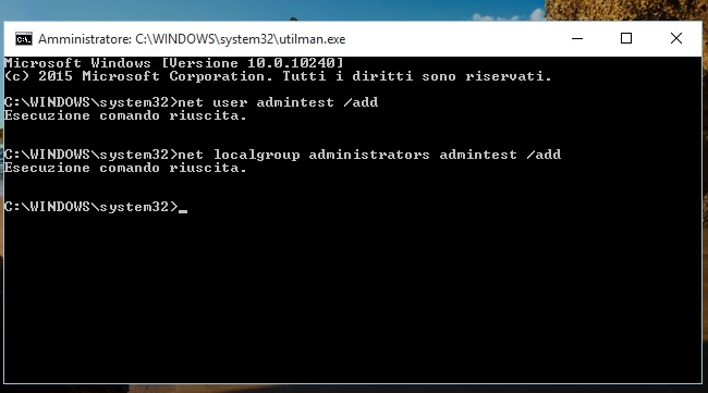 Recuperare password degli account utente in Windows 10