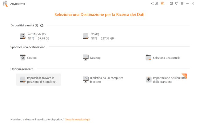 Recupero dati con AnyRecover: come funziona il programma