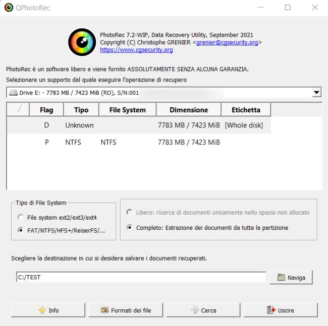 Recuperare file dopo formattazione di hard disk e SSD