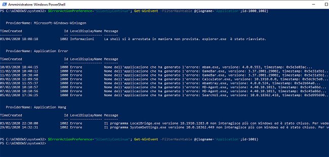 Registro eventi e monitoraggio affidabilità di Windows: a cosa servono