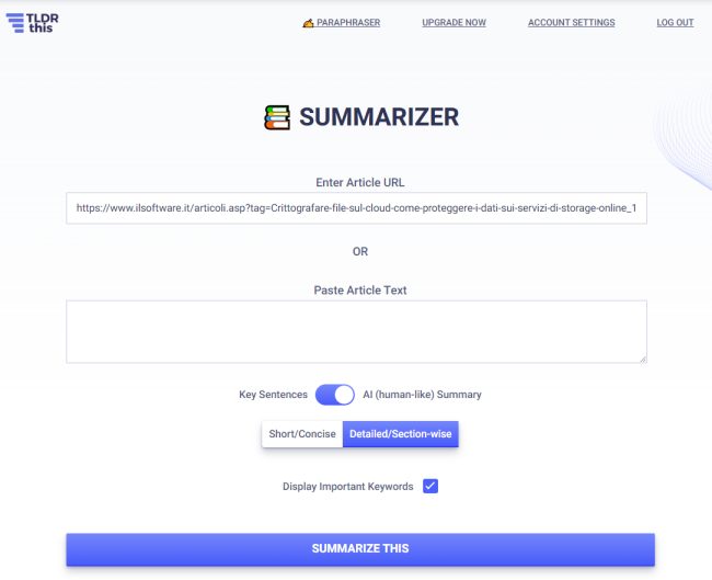 Riassunto online: gli strumenti per sintetizzare testi e pagine Web